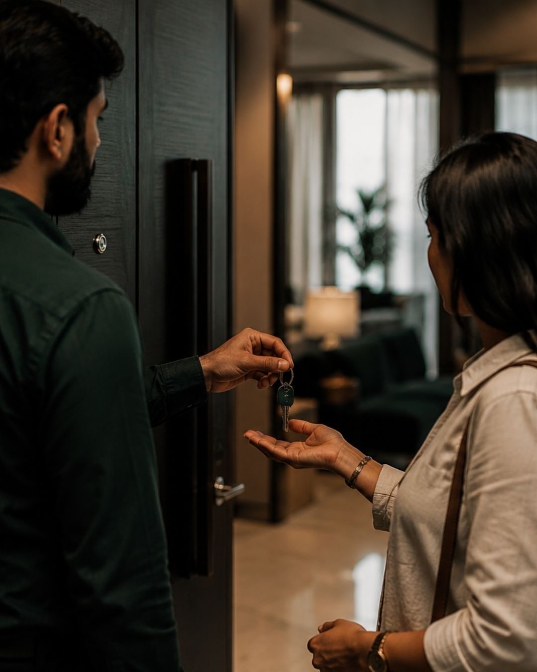 Keyhold property inspection and handover support for a Mumbai rental flat